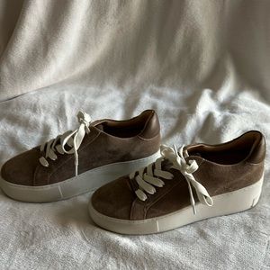 EUC! Barely worn. J-Slide suede platform sneakers. Size 7.